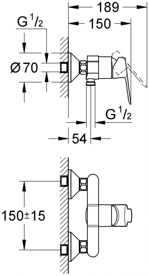 Смеситель Grohe BauEdge 23333000 Смеситель Grohe BauEdge 23333000