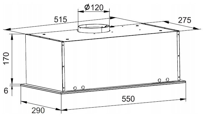 Вытяжка Hansa OMP6251BGH Вытяжка Hansa OMP6251BGH