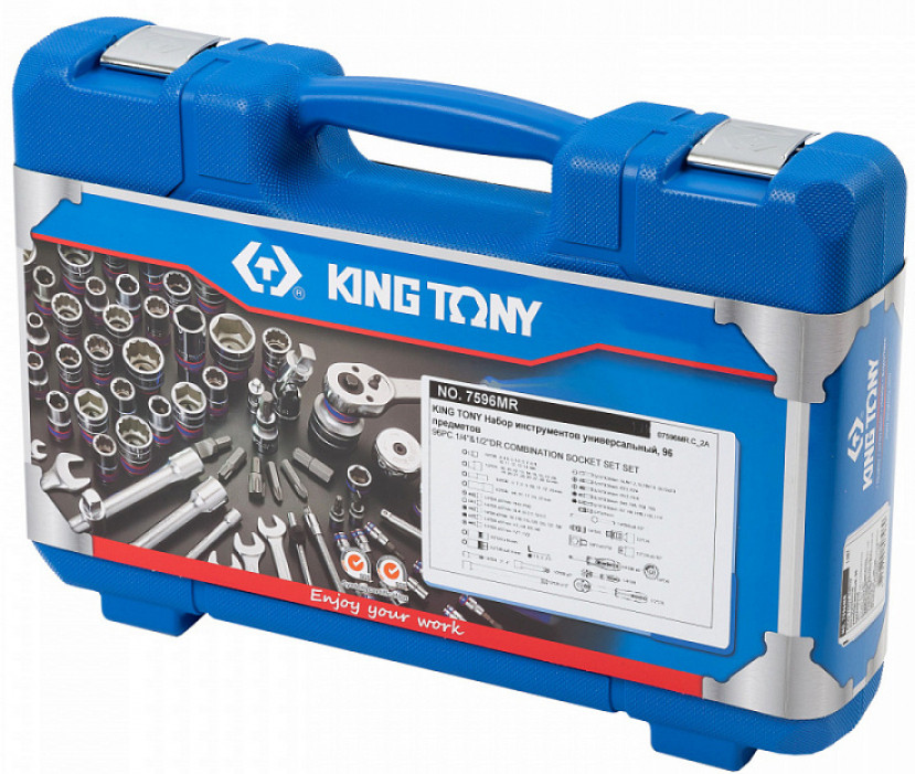 Набор ручного инструмента King Tony 7596MR Набор ручного инструмента King Tony 7596MR