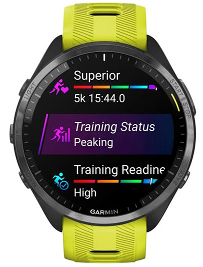 Умные часы Garmin Forerunner 965 (черный/желтый)