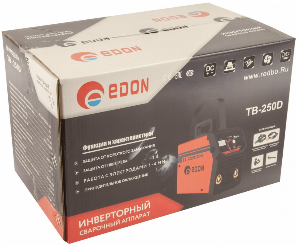 Сварочный инвертор Edon TB-250D Сварочный инвертор Edon TB-250D