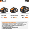 Аккумулятор для инструмента BORT BA-21U-63 93418699 (18В/6 Ah) Аккумулятор для инструмента BORT BA-21U-63 93418699 (18В/6 Ah)