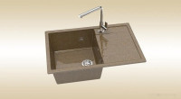 Кухонная мойка Berge BR-7603 (терракот матовый)