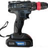 Дрель-шуруповерт Watt WAS-21Li-3 1.021.030.23 (с 2-мя АКБ, кейс)