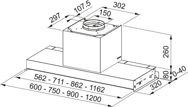 Вытяжка Franke Style K-Link FST DRIP-FREE 90 X/2 KL 305.0705.073