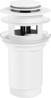 Умывальник Lauter 21499-31 + клапан 21190W + сифон 21635W (белый матовый)