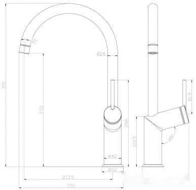 Смеситель Lemark Minima LM3805C Смеситель Lemark Minima LM3805C