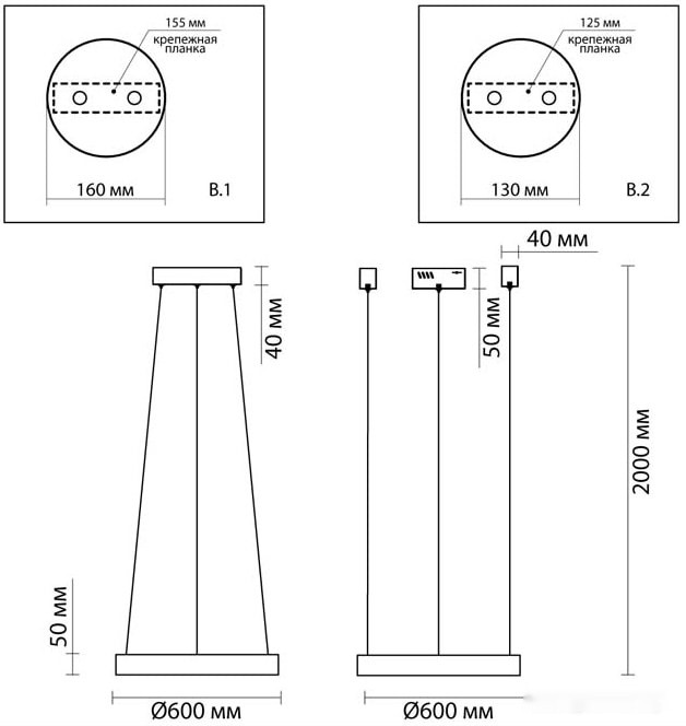 Подвесная люстра Odeon Light Brizzi 4244/35L