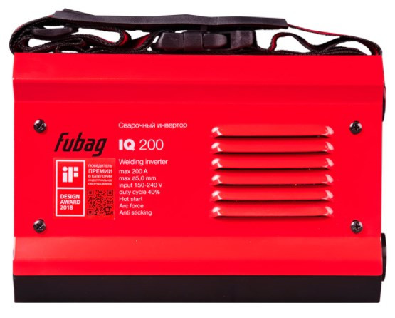 Сварочный инвертор FUBAG IQ 200 38832 Сварочный инвертор FUBAG IQ 200 38832