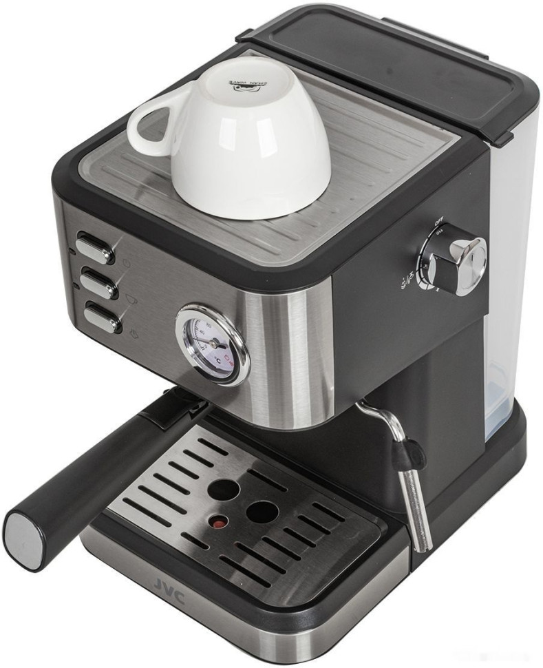 Рожковая кофеварка JVC JK-CF33 (черный) Рожковая кофеварка JVC JK-CF33 (черный)