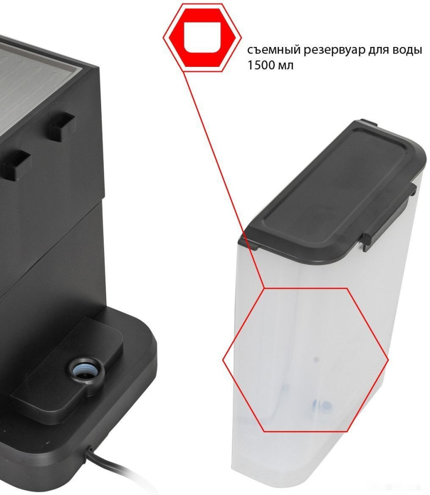 Рожковая кофеварка JVC JK-CF33 (черный) Рожковая кофеварка JVC JK-CF33 (черный)