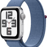 Умные часы Apple Watch SE 2 40 мм (алюминиевый корпус, серебристый/грозовой синий, нейлоновый ремешок) Умные часы Apple Watch SE 2 40 мм (алюминиевый корпус, серебристый/грозовой синий, нейлоновый ремешок)