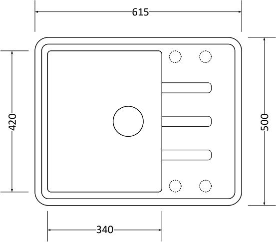 Кухонная мойка Zorg Torino 62 (черный опал) Кухонная мойка Zorg Torino 62 (черный опал)