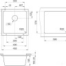 Кухонная мойка Granula GR-3801 (шварц)