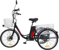 Электровелосипед AVM E-Alfa Trike 24 (черный)