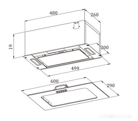 Вытяжка Zorg Cendy 850 60 M (черный) Вытяжка Zorg Cendy 850 60 M (черный)