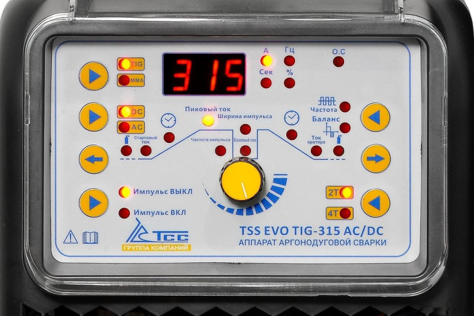 Сварочный инвертор ТСС TSS EVO TIG- 315 AC/DC 035264 Сварочный инвертор ТСС TSS EVO TIG- 315 AC/DC 035264