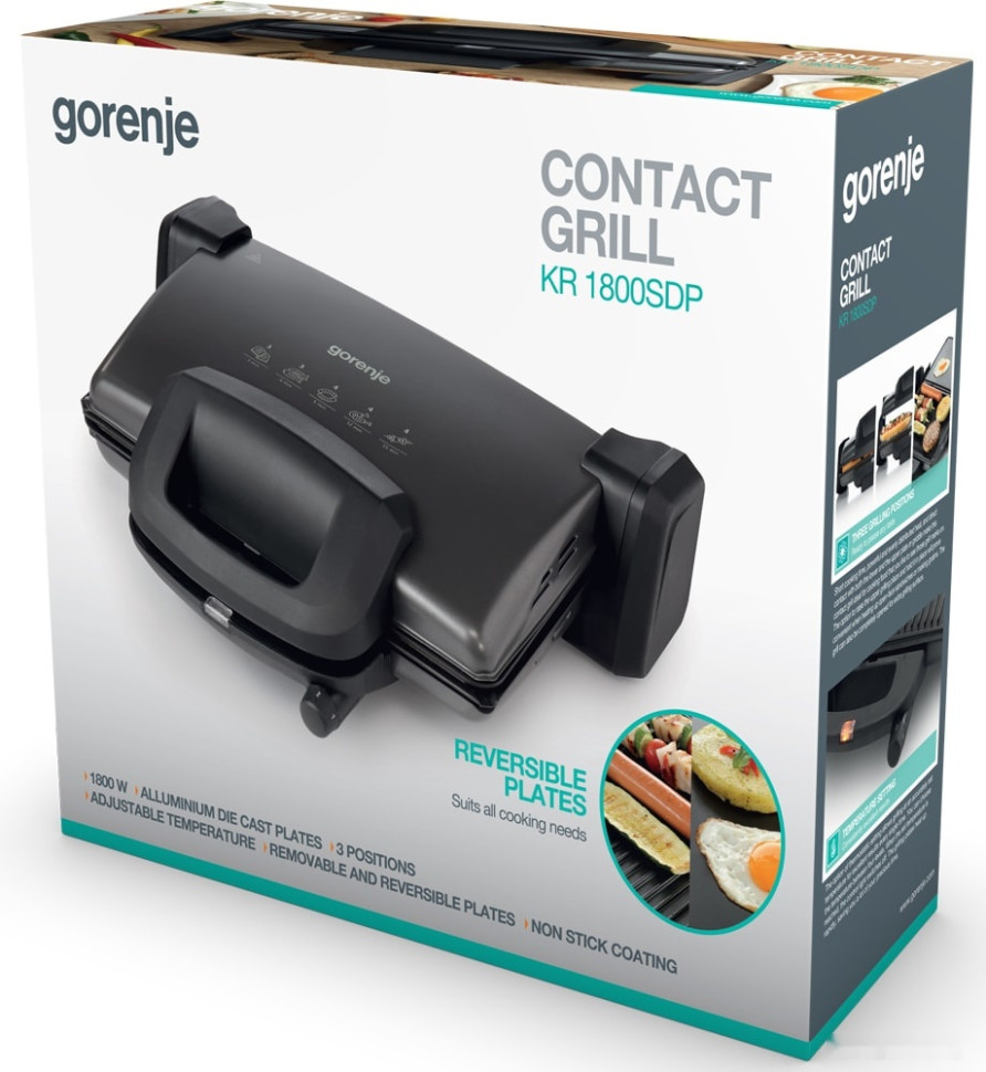 Электрогриль Gorenje KR1800SDP Электрогриль Gorenje KR1800SDP