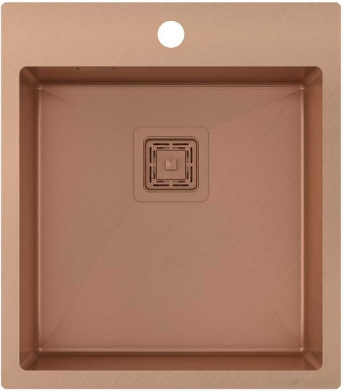 Кухонная мойка AquaSanita Steel AIR 100 X-C copper