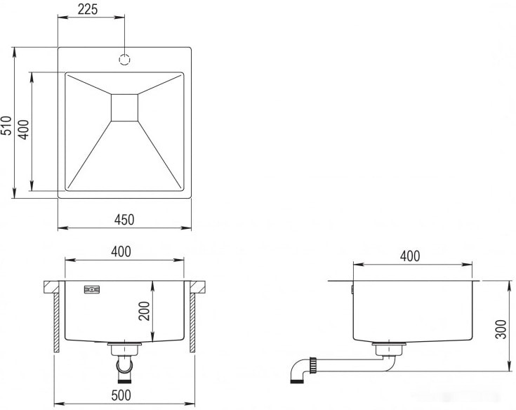 Кухонная мойка AquaSanita Steel AIR 100 X-C copper