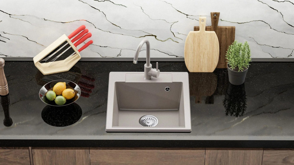 Кухонная мойка Polygran Argo 460 (опал) Кухонная мойка Polygran Argo 460 (опал)