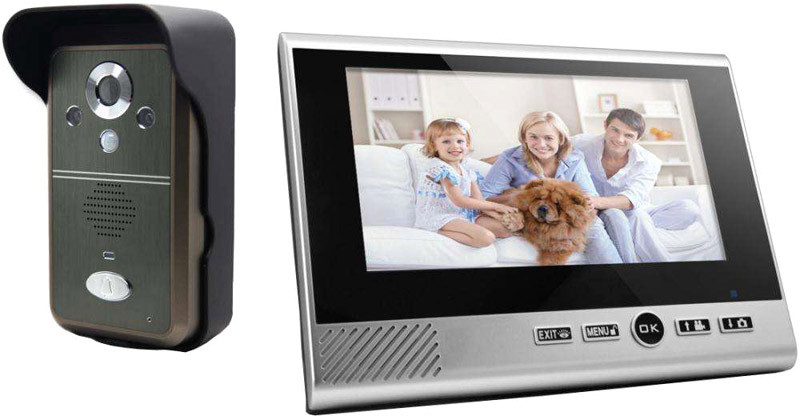 Видеодомофон Ginzzu HS-WD701B Видеодомофон Ginzzu HS-WD701B