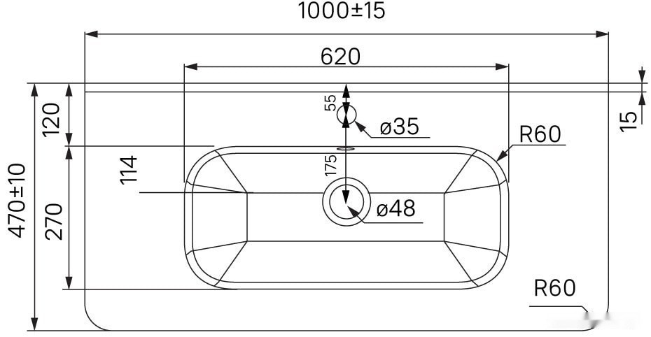 Умывальник IDDIS 0101000i28