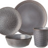 Столовый сервиз Bronco Graphite 445-119 Столовый сервиз Bronco Graphite 445-119