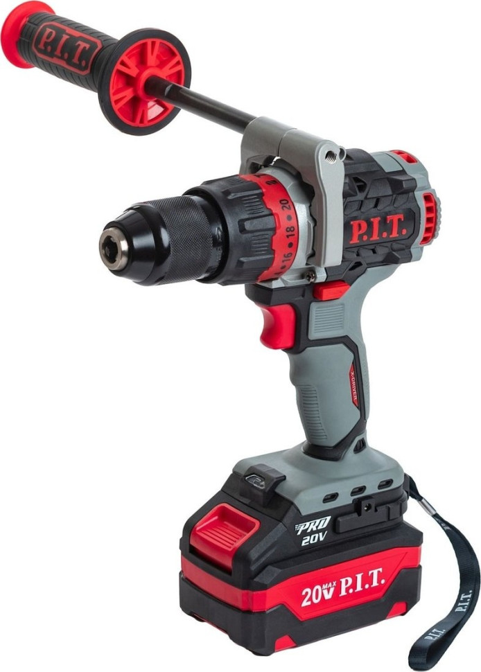 Ударная дрель-шуруповерт P.I.T. PSB20H-13C/2 (с 2-мя АКБ, кейс) Ударная дрель-шуруповерт P.I.T. PSB20H-13C/2 (с 2-мя АКБ, кейс)