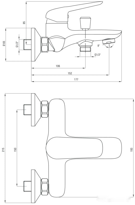Смеситель Deante Coriander BCN 010M Смеситель Deante Coriander BCN 010M
