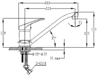 Смеситель Franke Garo белый