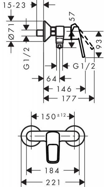 Смеситель Hansgrohe Logis Loop