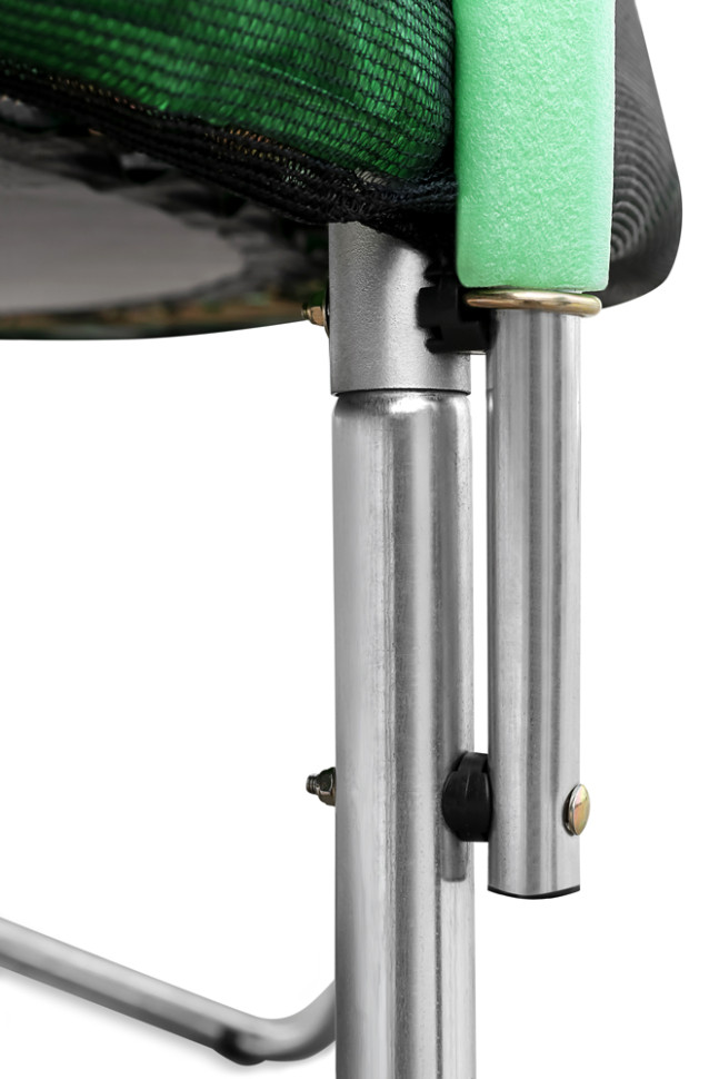 Батут Happy Jump 12ft Pro (374 см) с внешней сеткой и лестницей