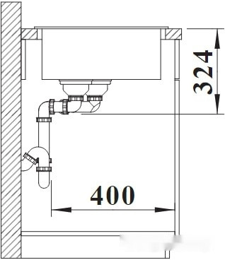 Кухонная мойка Blanco Legra 8 526223 (черный)