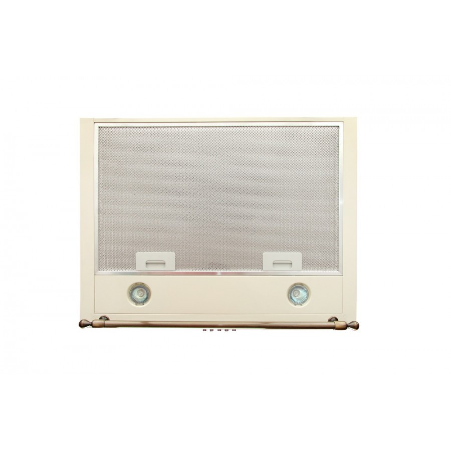 Вытяжка ZorG Technology Allegro B 750 60 бежевая+релинг бронза