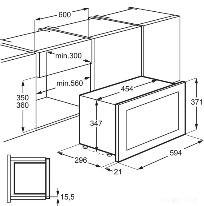 Микроволновая печь AEG MBB1756DEM Микроволновая печь AEG MBB1756DEM