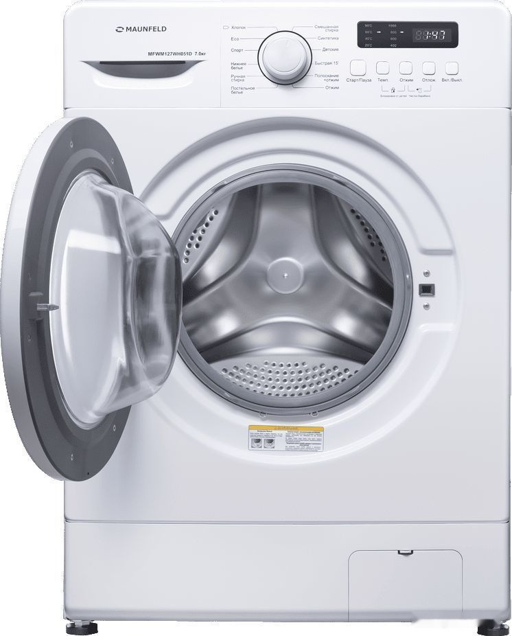 Стиральная машина Maunfeld MFWM127WH051D Стиральная машина Maunfeld MFWM127WH051D