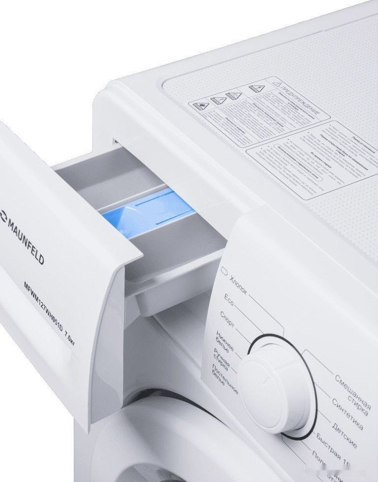 Стиральная машина Maunfeld MFWM127WH051D Стиральная машина Maunfeld MFWM127WH051D