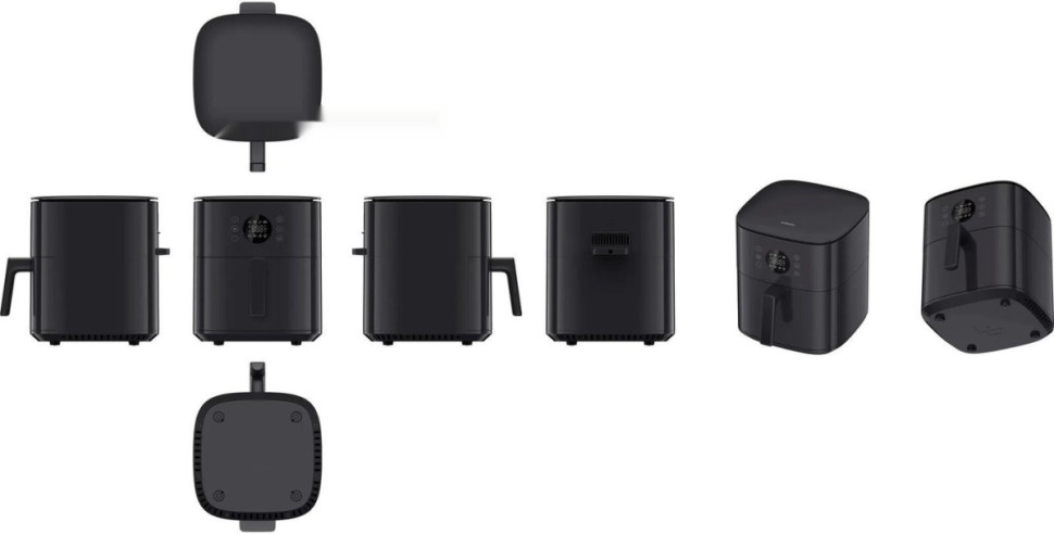 Аэрогриль Xiaomi Air Fryer 6.5L MAF-W6501 (черный, евровилка) Аэрогриль Xiaomi Air Fryer 6.5L MAF-W6501 (черный, евровилка)