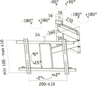 Кронштейн Brateck LPA20-443