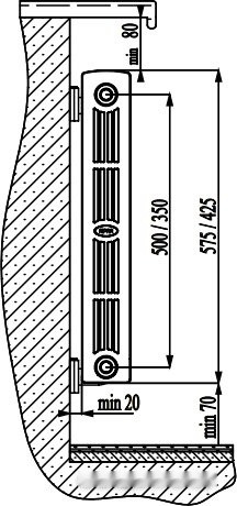 Радиатор Rifar SUPReMO 350 (10 секций) Радиатор Rifar SUPReMO 350 (10 секций)