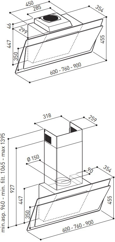 Вытяжка Korting KHC 67070 GW Вытяжка Korting KHC 67070 GW