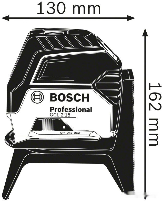 Лазерный нивелир Bosch GCL 2-50 Professional 0601066F01 (RM1 + BM3 + LR6)