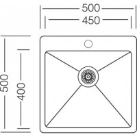 Кухонная мойка Zorg ZRE 5050