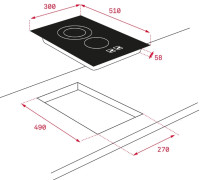 Варочная панель Teka TBC 32010 BK TTC