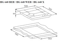 Варочная панель Weissgauff HG 640 WEH