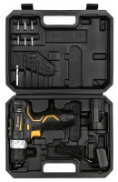 Дрель-шуруповерт Deko GCD12DU3 063-4115 (с 2-мя АКБ, кейс, набор оснастки)