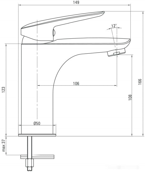 Смеситель Deante Coriander BCN 021N Смеситель Deante Coriander BCN 021N