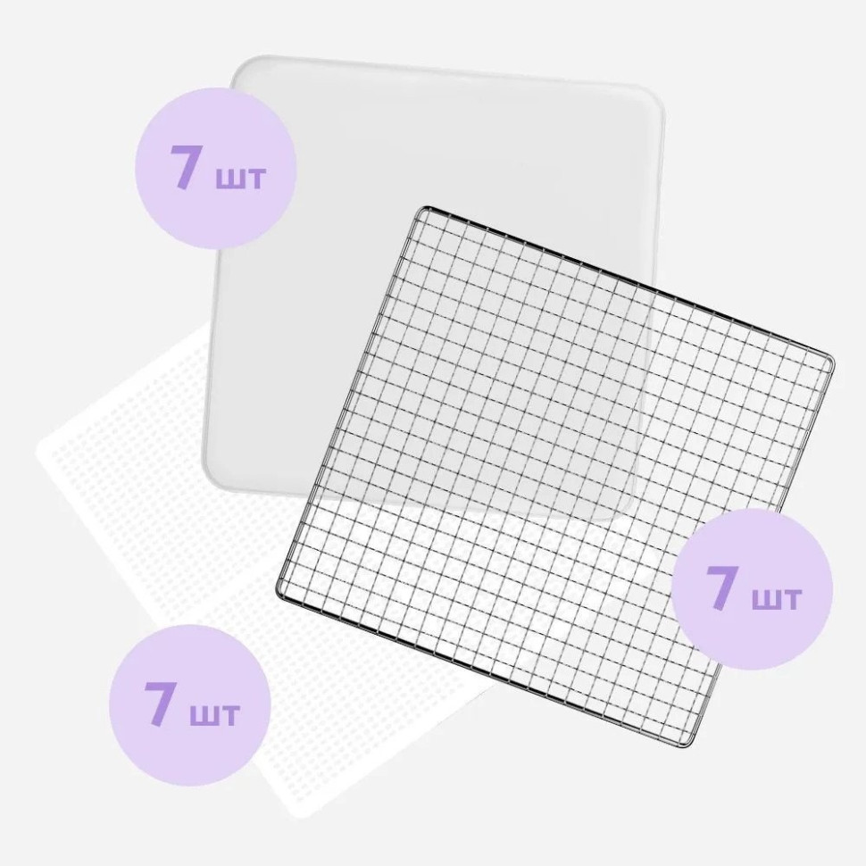 Сушилка для овощей и фруктов Kitfort KT-4955 Сушилка для овощей и фруктов Kitfort KT-4955