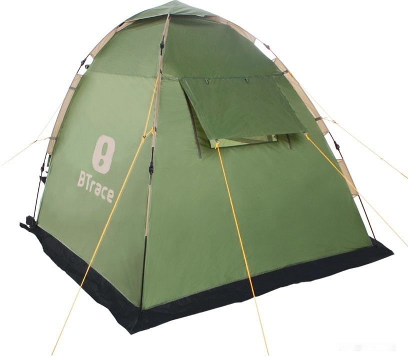 Палатка BTrace Home 4 (зеленый/песочный) Палатка BTrace Home 4 (зеленый/песочный)